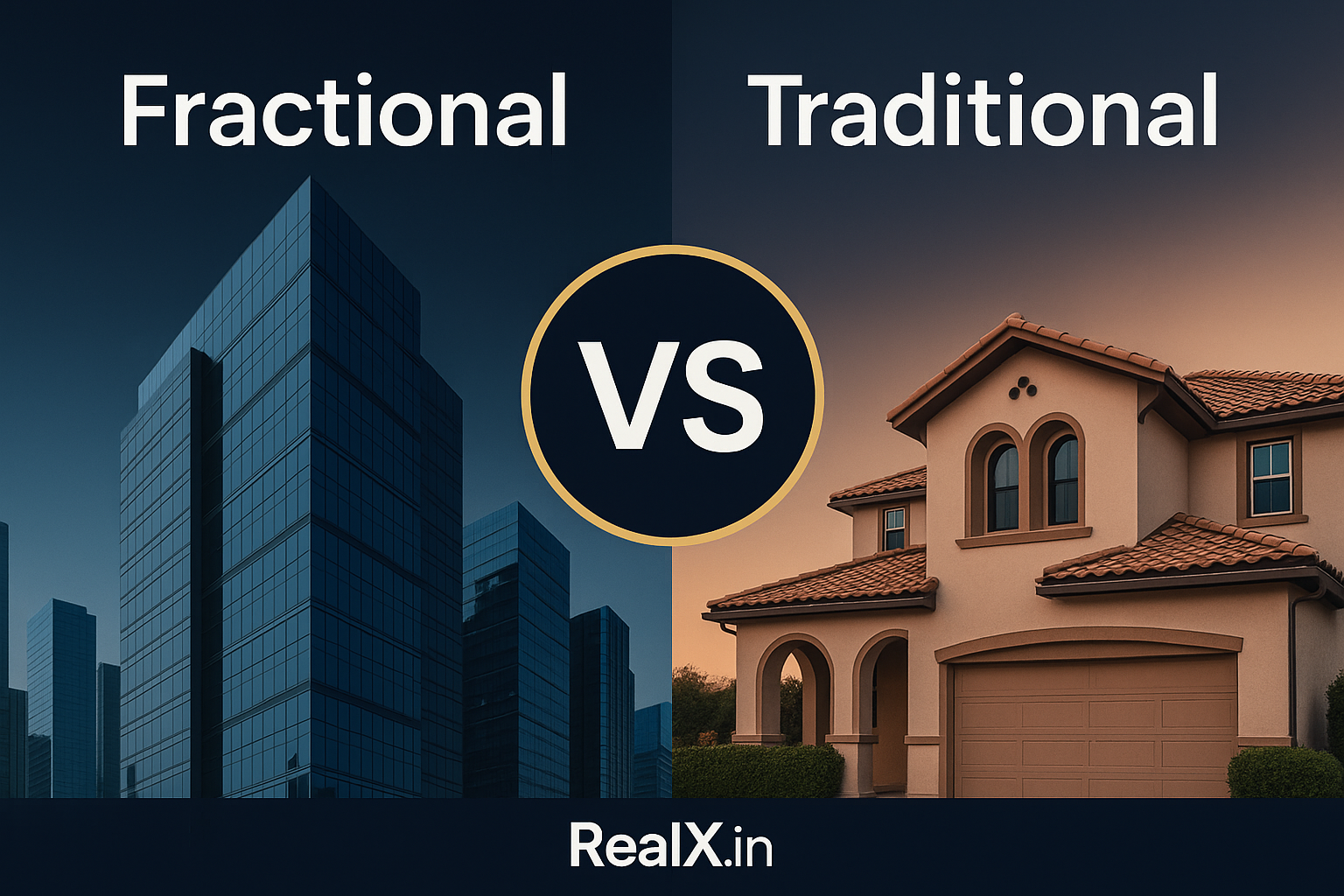 fractional property ownership vs traditional real estate